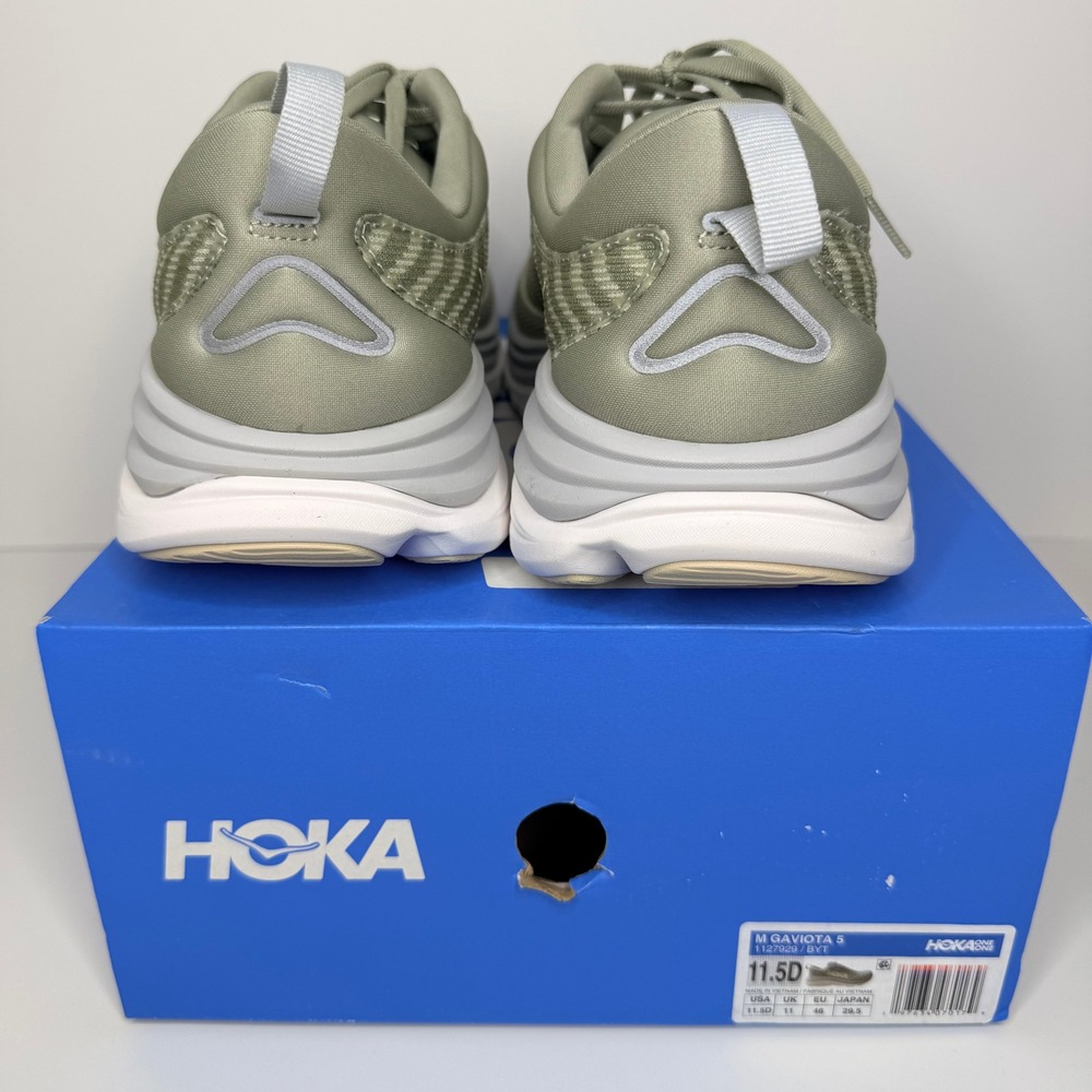 Hoka Gaviota 5 Men's Size 11.5D Olive Green Athletic Running Shoes NEW - Picture 4 of 5